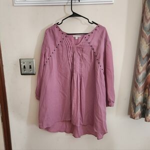 🎉 Blush Colored Pink Blouse